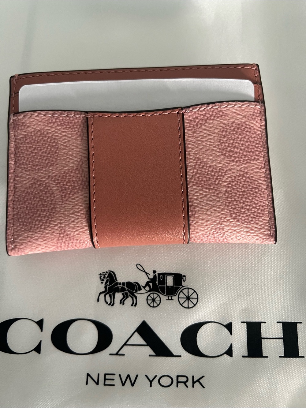 Coach Shoulder Bag with Matching Card Case - Picture 9 of 11